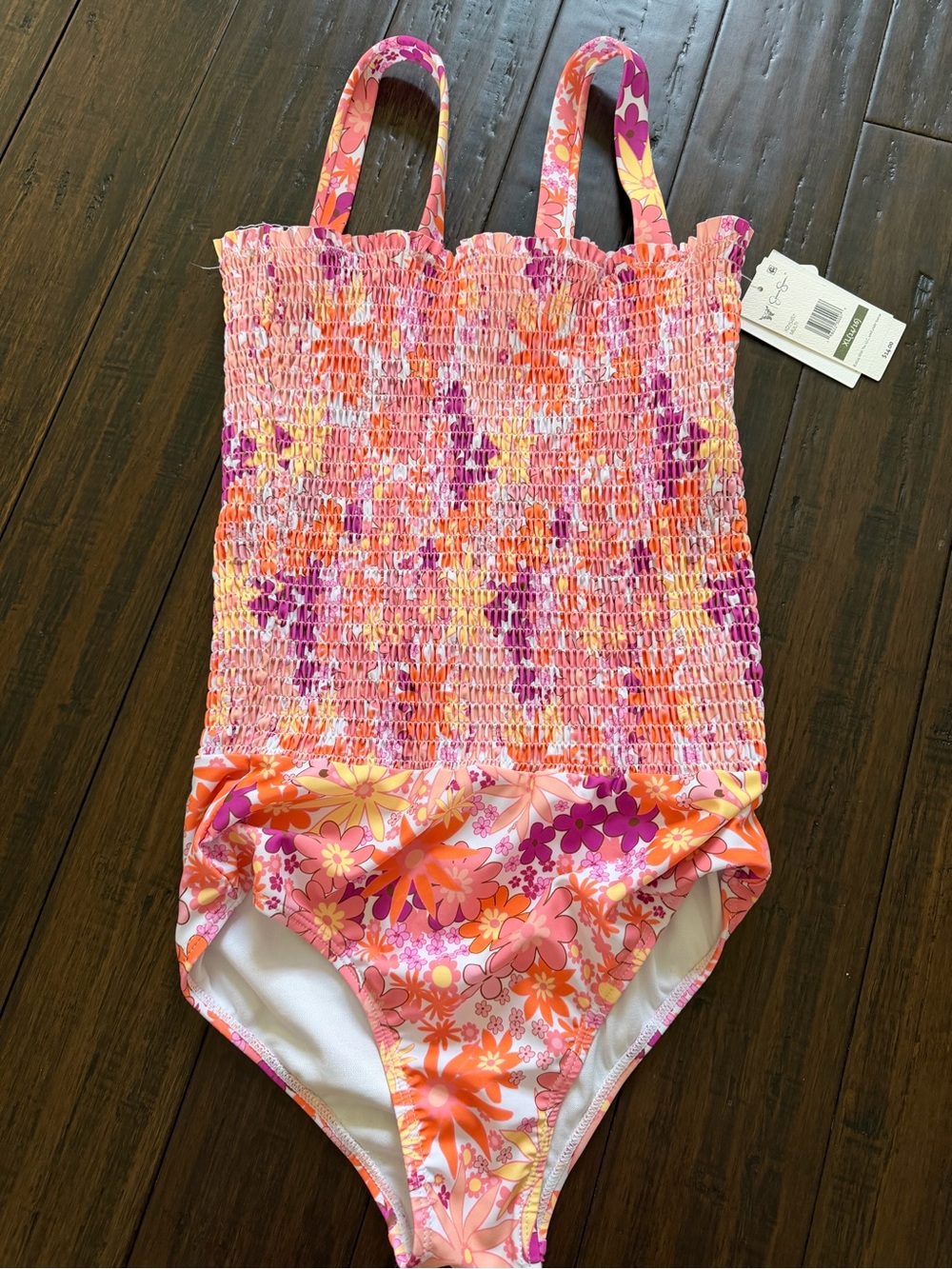Jessica Simpson girls one piece swimsuit